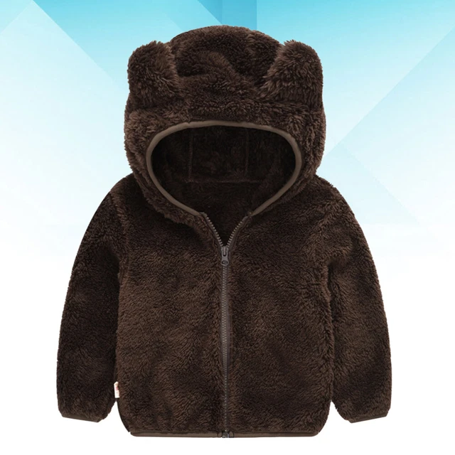Soffice cappotto bambino bambina giacca doppio lato caricatura