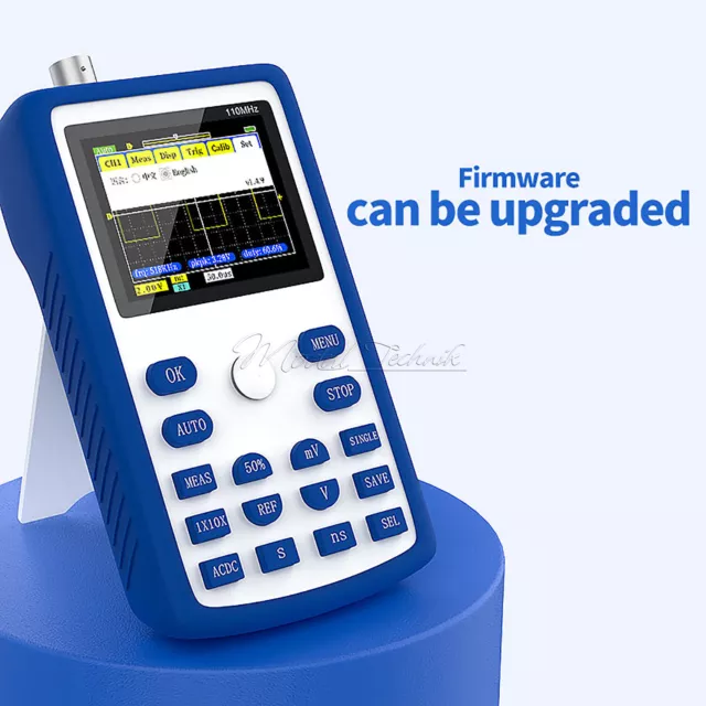 Handheld FNIRSI-1C15 Digital Storage Oscilloscope 110MHz Bandwidth 500MS/s