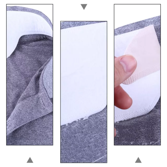 20 Pcs Self Adhesive Neck Liner Shirt Guard Pads Boat Collar Stickers Neckline 3