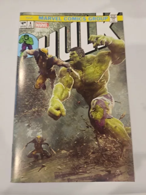 Hulk #1 Bjorn Barends Exclusive Variant Nm Avengers Wolverine 181 Homage