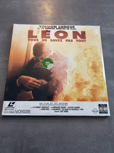 LaserDisc Léon Version Longue Laser Disc PAL Fr       VO Sous-titrée Fr Neuf