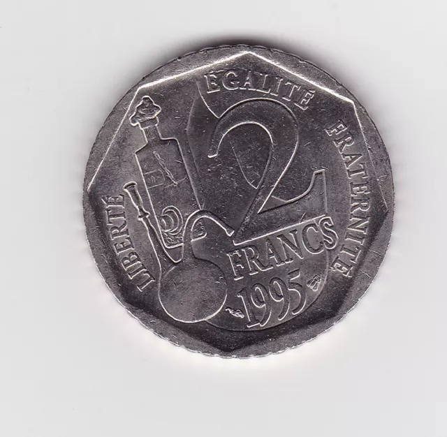 2 francs 1995 Pasteur nickel SUP