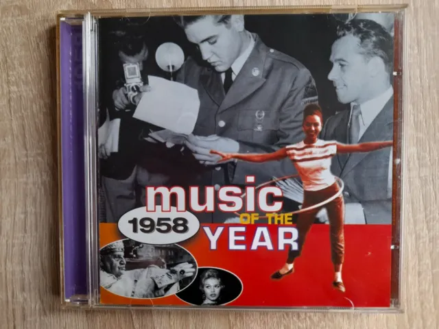 MUSIC OF THE YEAR : 1958 - inc CONNIE FRANCIS, DANNY & THE JUNIORS - (50s) - CD
