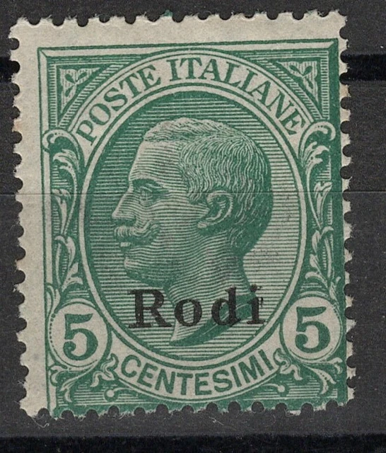 GREECE ITALIAN OCCUPATION RHODES ISLAND 5c STAMP MNH** -CAG 160123