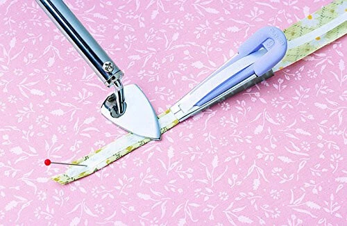 (White) - Clover 83195 Fusible Bias Tape Maker.60cm .. Huge Saving