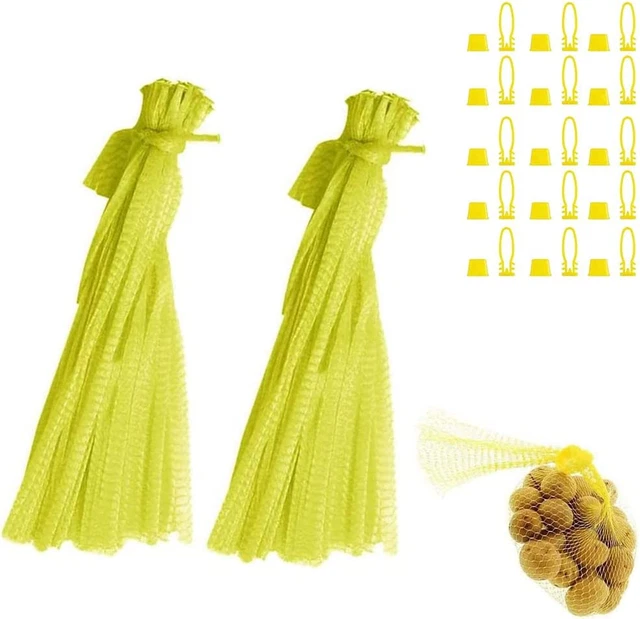 EBOCACB 100Pcs Egg Hatching Bags Strong Stretchable Plastic 15 Inch Mesh Bag Reu