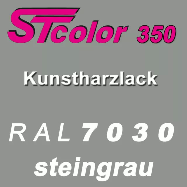 4,5 kg 1K Kunstharzlack RAL 7030 steingrau glänzend seidenglänzend seidenmatt