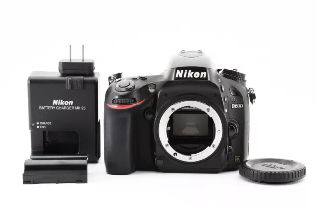 Nikon D600 24.3 MP Digital SLR Camera Black Body [Exc+++] from JAPAN #2006913