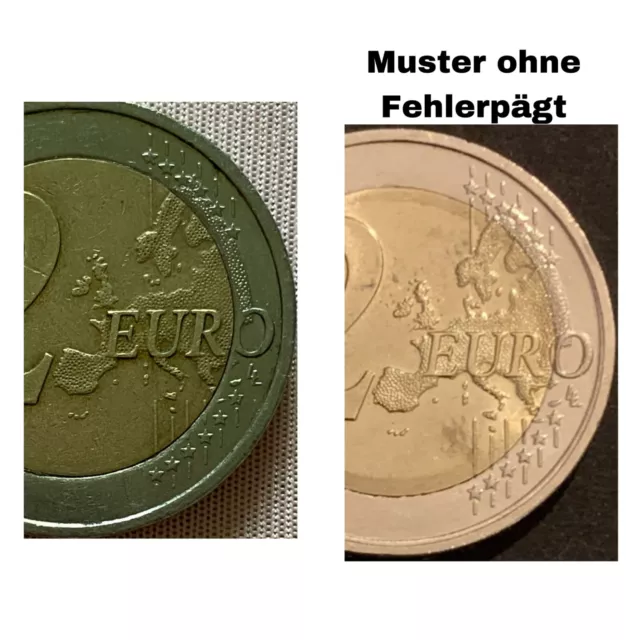 fehlprägung 2 euro münze Deutschland 2014 A Mit Doppel Ring