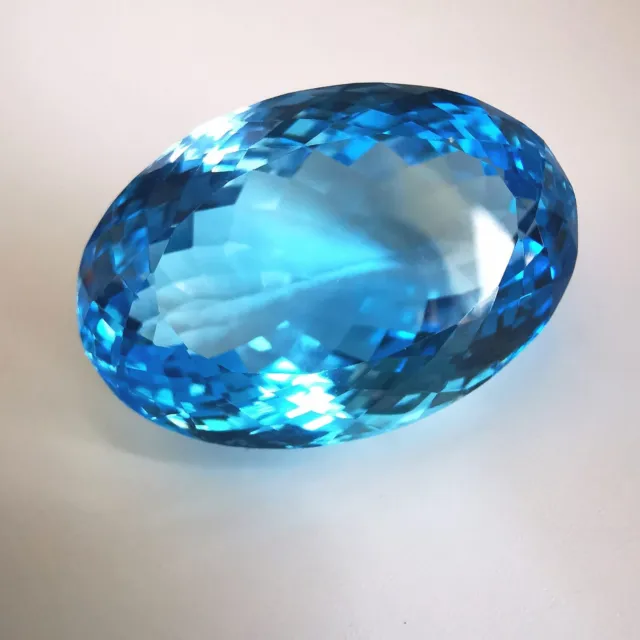 Swiss Blue Topaz 73.80 carat With Certificate ALGT