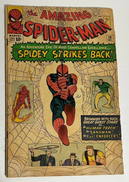 Amazing Spider-Man # 19 - 1964 - 1st Mac Gargan - Scorpion - Spidey Strikes Back
