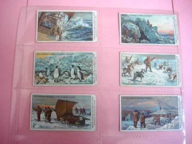 Fry's Trade Card's - With Captain Scott At The North Pole (6 Card's)