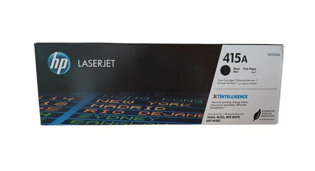 GENUINE HP 415A Black Original LaserJet toner cartridge W2030A £69.00 ...
