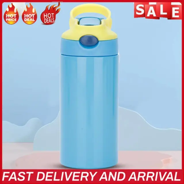 Isolierte Wasserflasche für Kleinkinder mit Strohhalm, tolles DIY-Geschenk für K