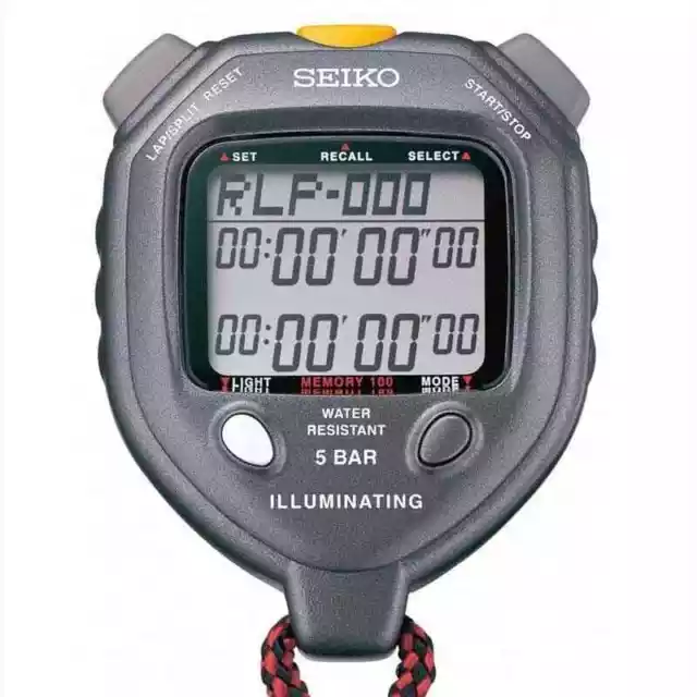 Seiko S058 Backlight Digital Stopwatch - UK Dispatch - No Import Fees - Genuine