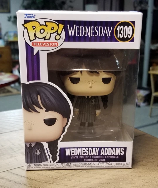 Funko POP! Television: WEDNESDAY ADDAMS #1309 Netflix "Wednesday" w/ Protector