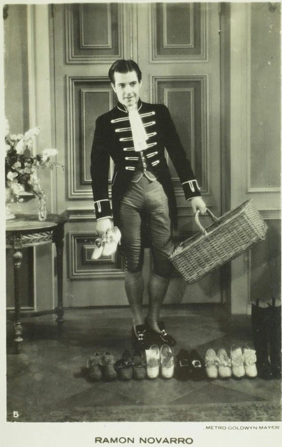 1930's RPPC Ramon Novarro Movie Star Dutch Real Photo Postcard 2 P107