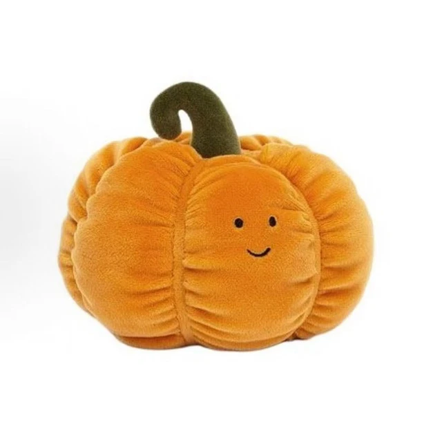 Ashler Halloween Pumpkin Pillows, Ghost Pumpkin Throw Pillows, Halloween Decorative 3D Pumpkin Shaped Faux Rabbit Fur Pillow, Ultra Soft Fluffy Jack-O-Lantern Pumpkin Cushion, Brown, 9 X 11 Inches