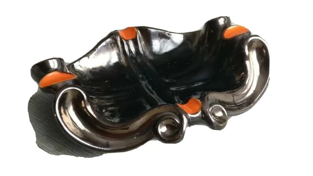 Posacenere Grande In Ceramica Bianca – Brando Moon – Diametro 10,4 Cm – Con 3 Incavi - 3