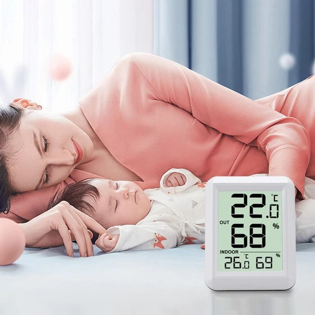 Misuratore di umidità per interni esterni wireless termometro sonda igrometro