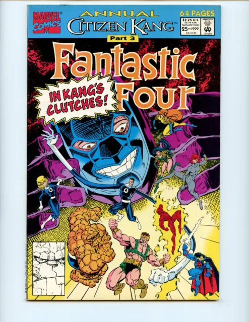 Fantastic Four Annual #25 Comic Book 1992 VF/NM Direct Dan Panosian Marvel