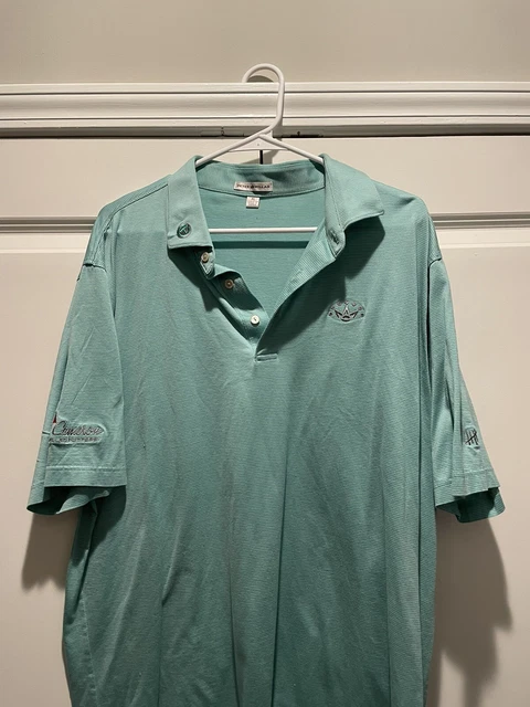 Peter Millar Scotty Cameron Titleist Men's XL Green Polo Shirt