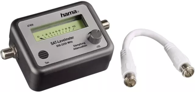 HAMA SAT-Finder Levelmeter Hama Satellitenfinder Analog Display zum justieren