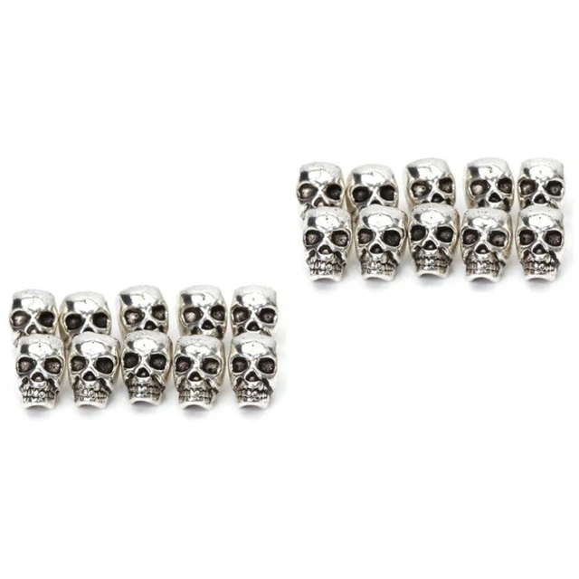 20 pz ciondolo teschio perle lega ciondolo ciondoli Pro bracciale