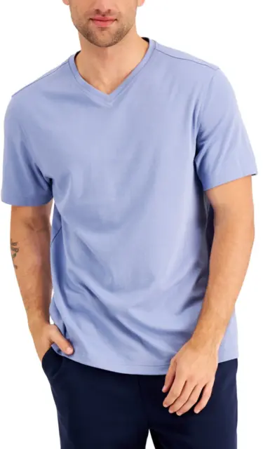 Alfani Men's V-Neck Short Sleeves T-Shirt, English Manor, Size XL