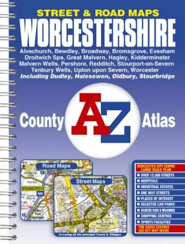 Worcestershire County Atlas by Geographers A-Z Map Company 1843484560