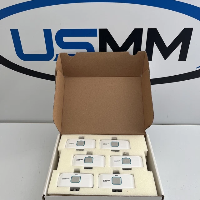 New Box of 12 - Stanley Healthcare T3s Wi-Fi Staff Badge TAG-3210-CU-Y-CLIP