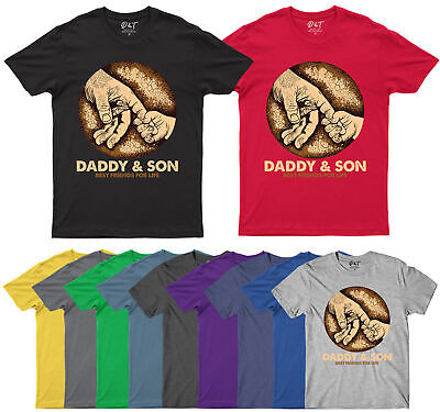Daddy & Son BEST FRIENDS FOR LIFE Padri Giorno T-shirt 2020 Dad Compleanno Pop Tee
