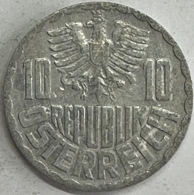 1975 Austria 🇦🇹 10 Groschen Coin Lot (Half Price 1st Class Postage) S2 2