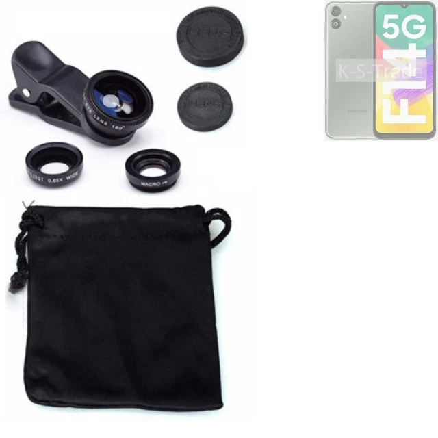 Pour Samsung Galaxy A14  Objectifs Smartphone Lentilles fisheye macro grand angl