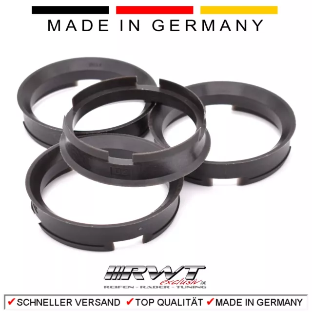 4 Zentrierringe 72,6 x 63,4 Brock Keskin MOTEC Oxigin FORD VOLVO JAGUAR (#58)