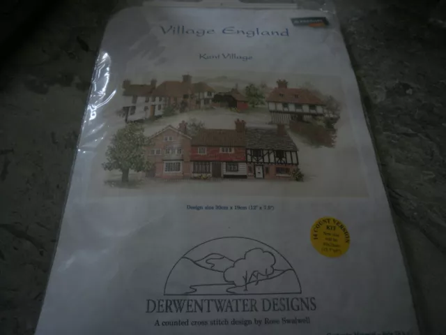 Kent Village, Village England Series 14 counted cross stitch kit new