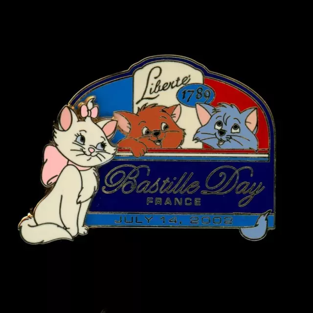 Aristocats Bastille Day 2002 LE Disney Pin 13304