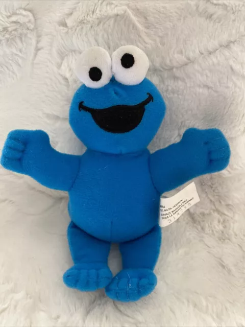 Fisher Price Sesame Street Cookie Monster Plush Toy 7" Stuffed Doll 2007