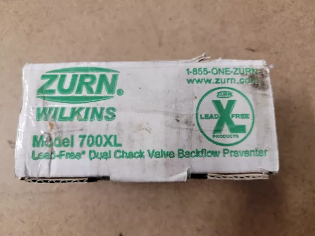 Zurn 3/4" Dual Check Valve Model 700XL - NEW open box