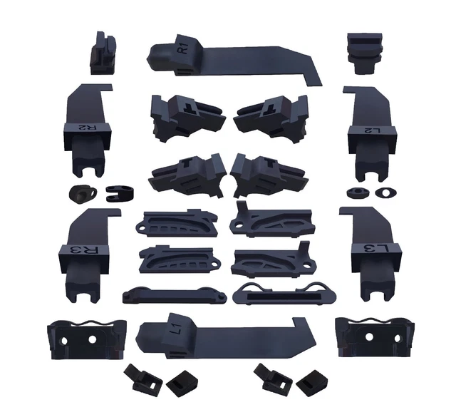 Kit Quincaillerie Pour Porte De Porsche 356C (cabriolet/toit Rigide) - NEUF