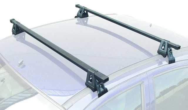 Barres De Toit Aluminium Noir Pour Citroën C4 Grand Picasso 2006-2013 - Compatibles Coffres, Vélos, Skis