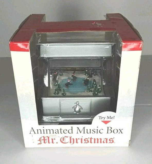 VINTAGE 2004 MR. Christmas Music Box Village/Plays: Joy to the