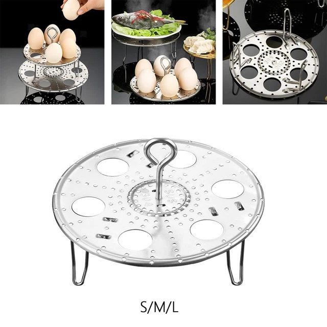 Quick cooker stackable steaming rack store