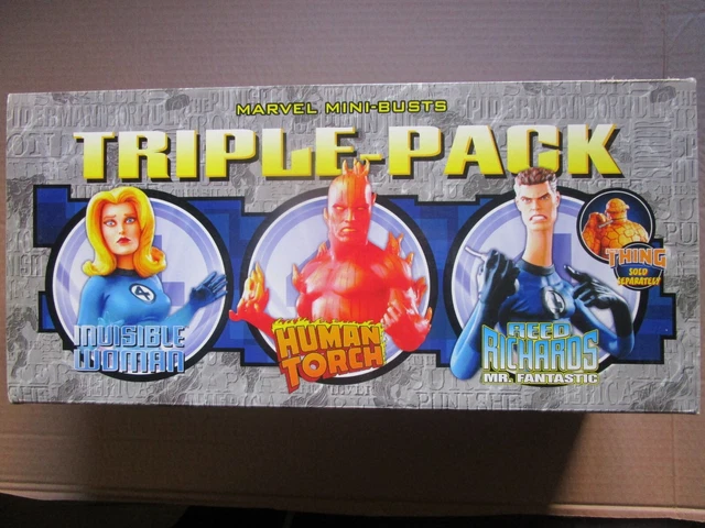Fantastic Four Mini Bust Triple Pack - Bowen Desing