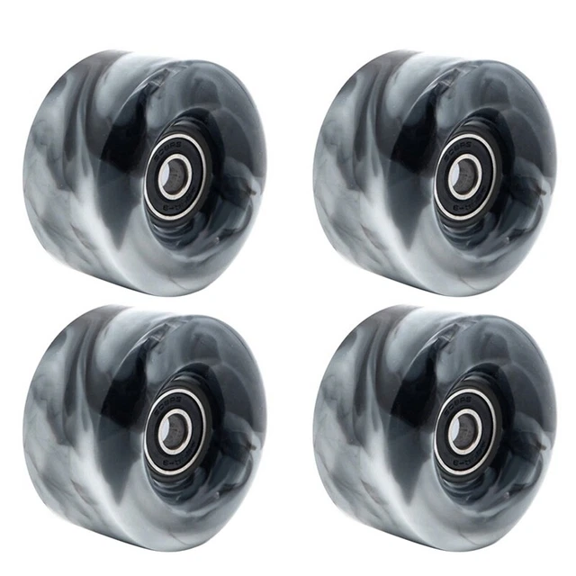 4 Pcs Roller Skate Wheels with Bearings for Row Skating and Skateboard 32mm N4P1