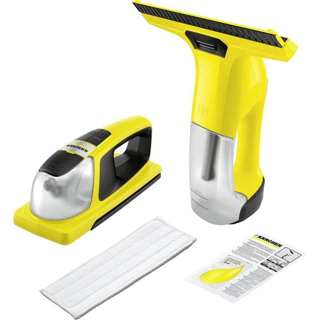 Kärcher Home & Garden WV 6 + KV 4 Nettoyeur de vitres jaune, argent, noir