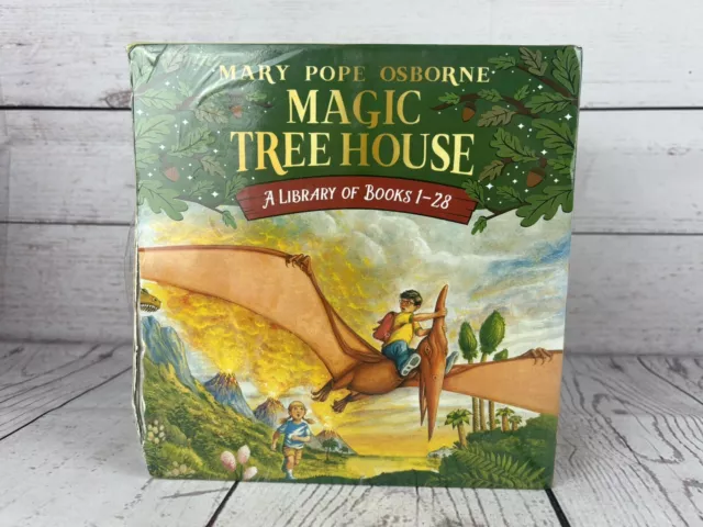 Magic Tree House Boxed Set, Books 1-28 Mary Pope Osborne PLEASE READ DESCRIPTION