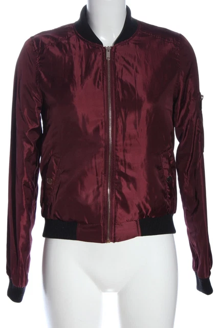 Veste Courte Pimkie En Bouclette Chinée Bleu Foncé Et Blanc - Taille 38 Occasion