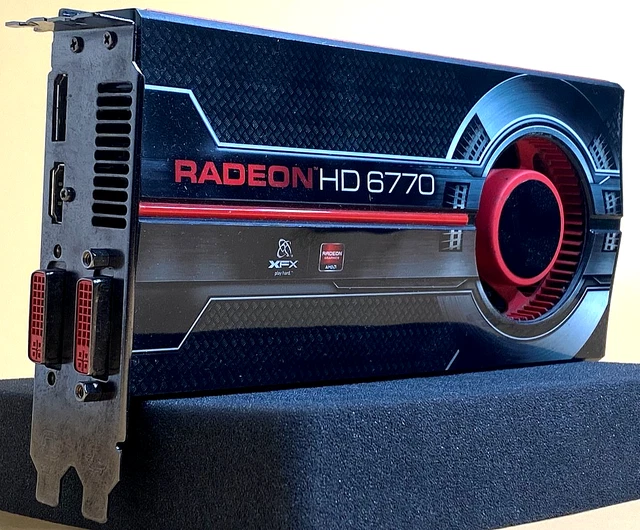 XFX AMD Radeon HD 6770 1GB GDDR5 GPU Computer Graphics Video Card 2x DVI 2x HDMI