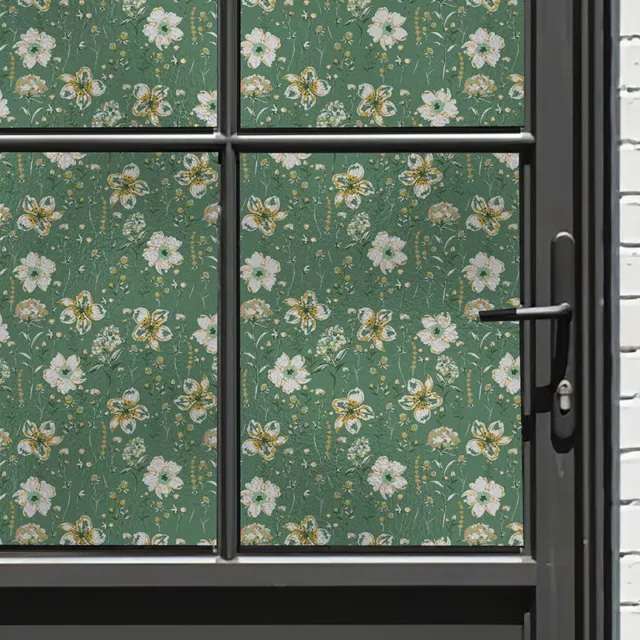 Película pegatina de vidrio esmerilado para ventana manchada estática pegamento privacidad decoración de puertas interiores